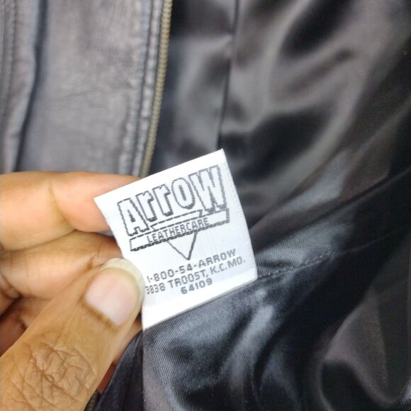 Nordstrom Black Leather Moto Full Zip Vest Zip Pockets Womens Size S Lined Biker - Picture 7 of 8